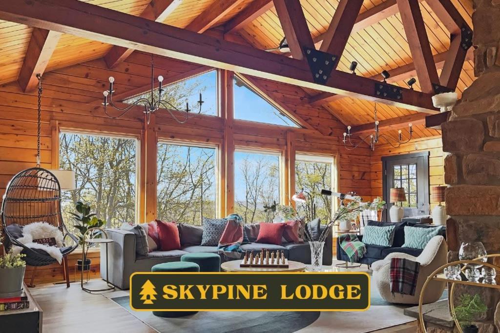 Skypine Lodge - Log Lodge Atop The World Jim Thorpe Extérieur photo